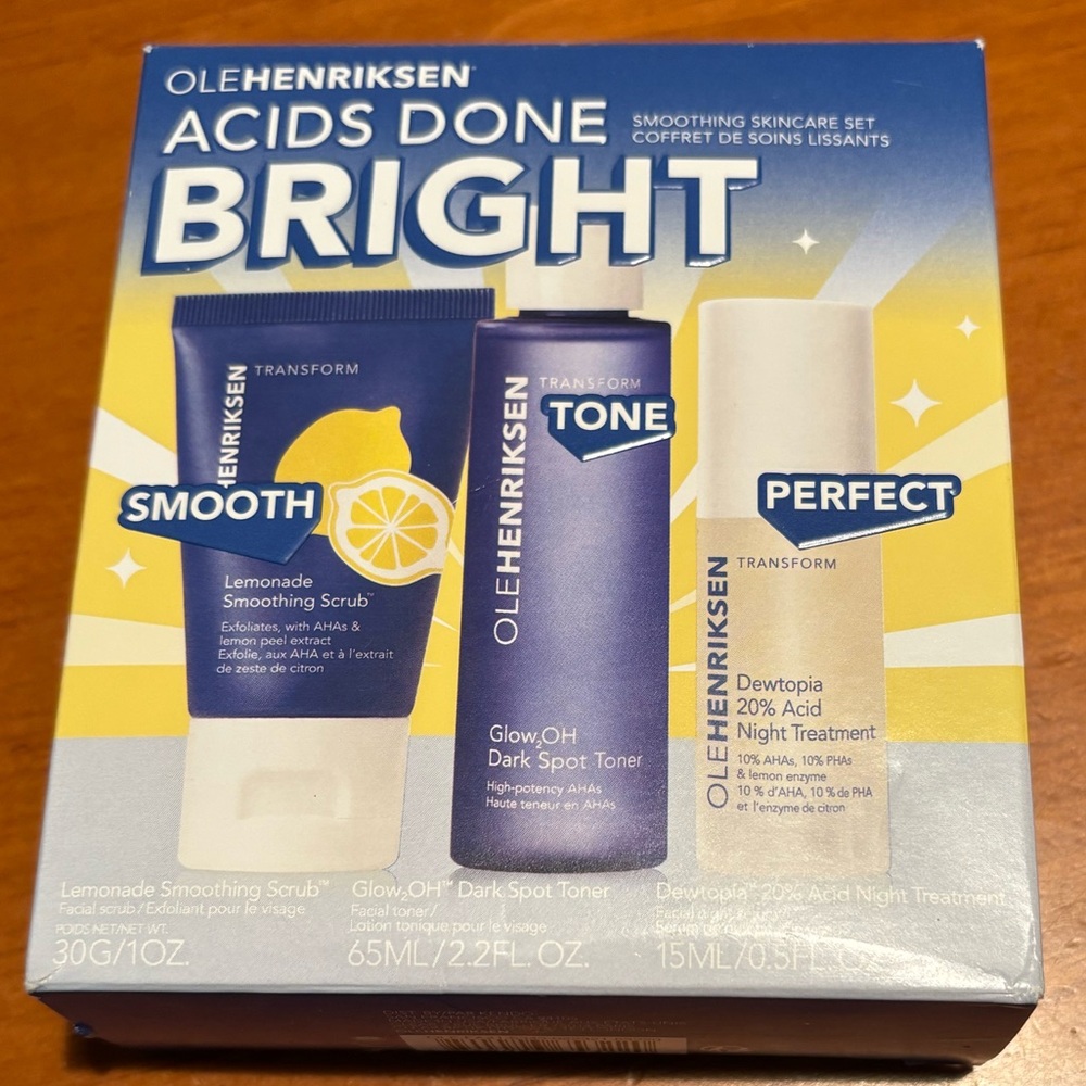 Ole Henriksen Acids Done Bright Skincare Set